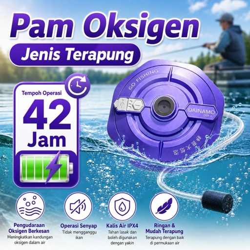 pam oksigen terapung untuk kolam ikan
